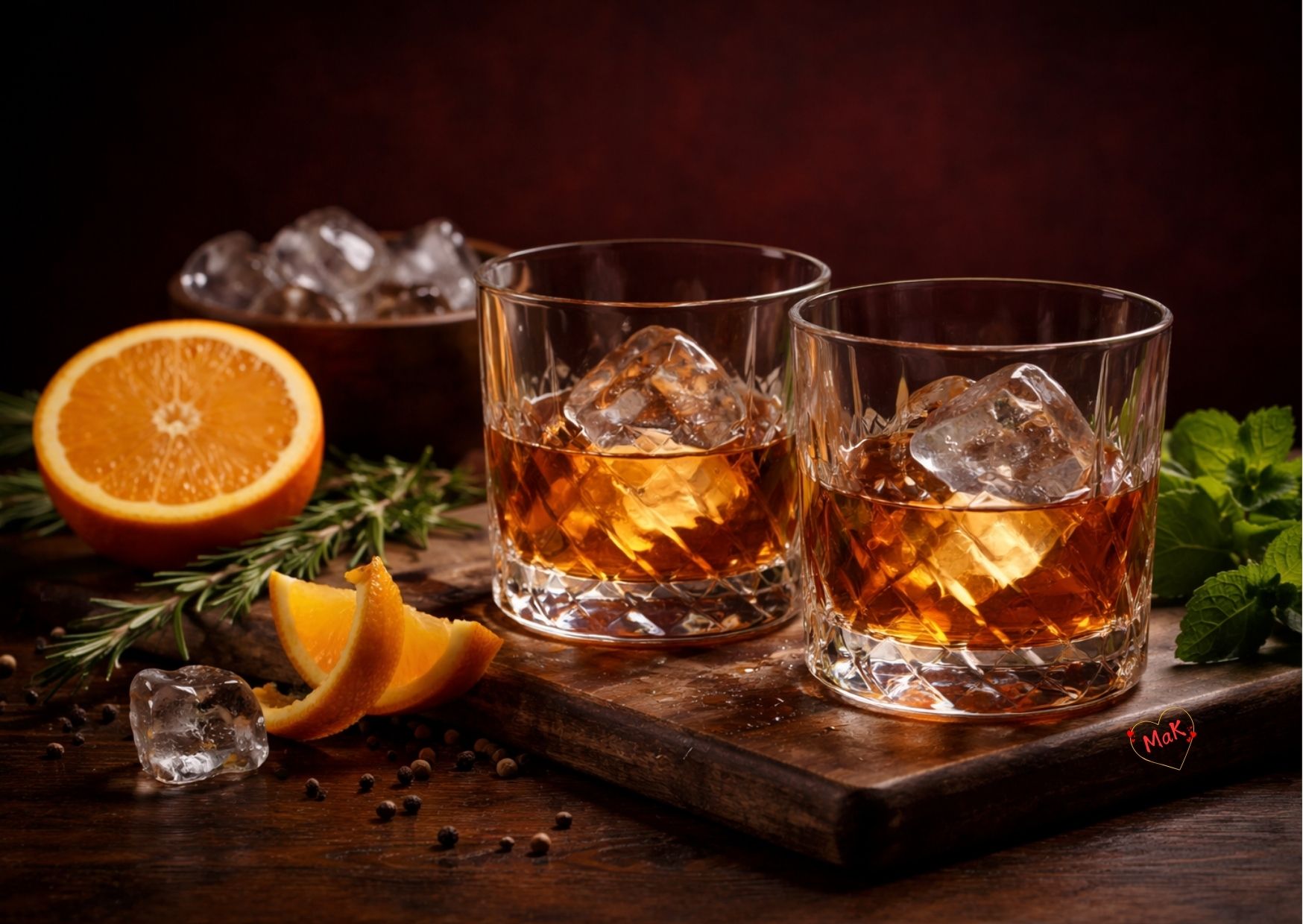 bourbon - recept romantické príbehy Dotyky života od Mari Nice