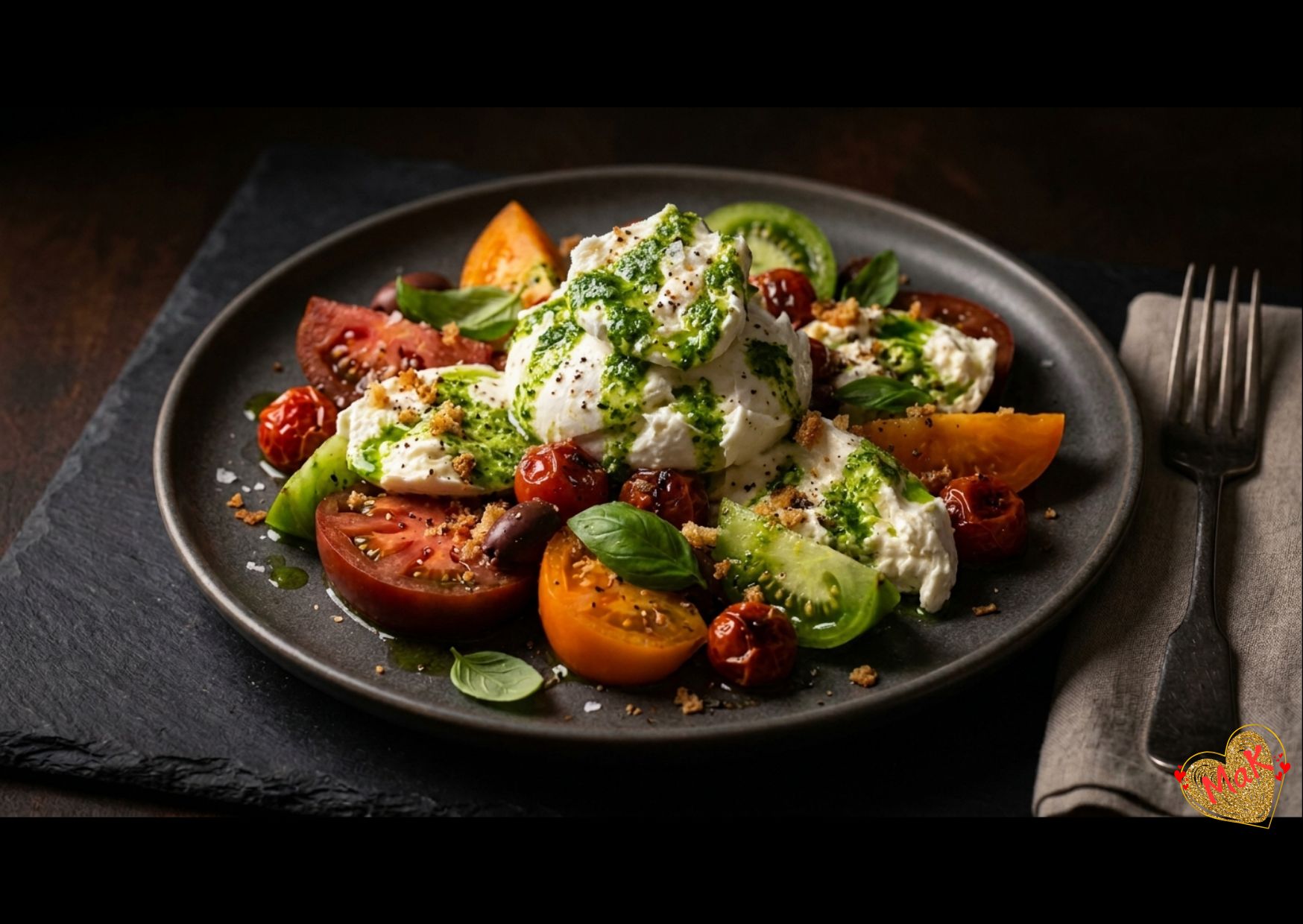caprese romantická večera
